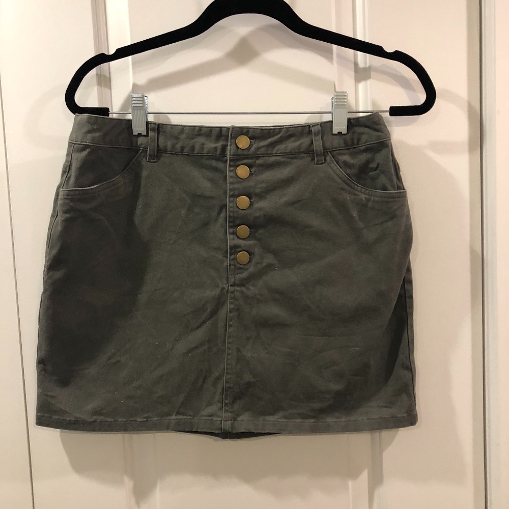 Forever 21 Khaki Skirt